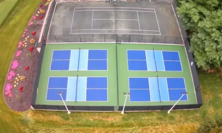 West Shore Country Club pickleball court